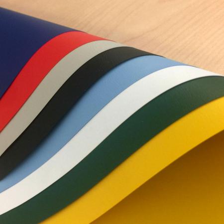 Strukturierte farbige PVC-Folien - Sonderfarbe