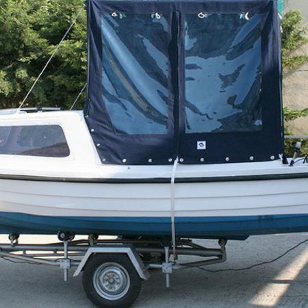 Bootsabdeckung - PVC-Folienanwendung